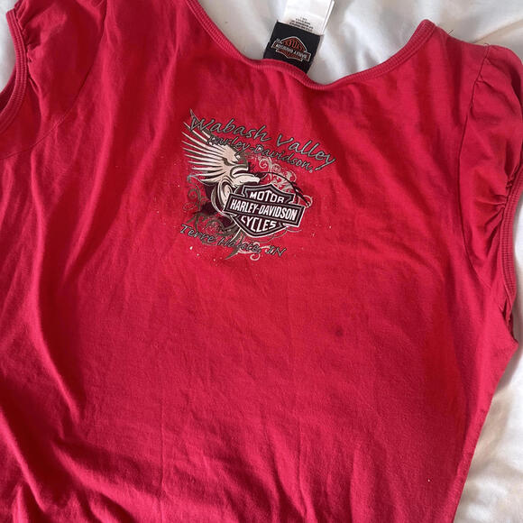 2010 Harley-Davidson Rhinestone Script Tee - Picture 6 of 9